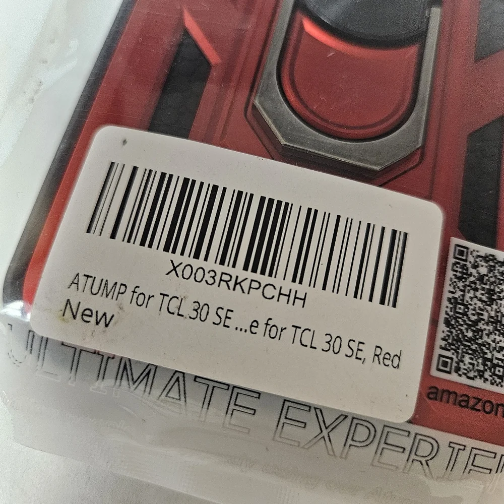 Red Phone Case for TCL 30 Se New‎